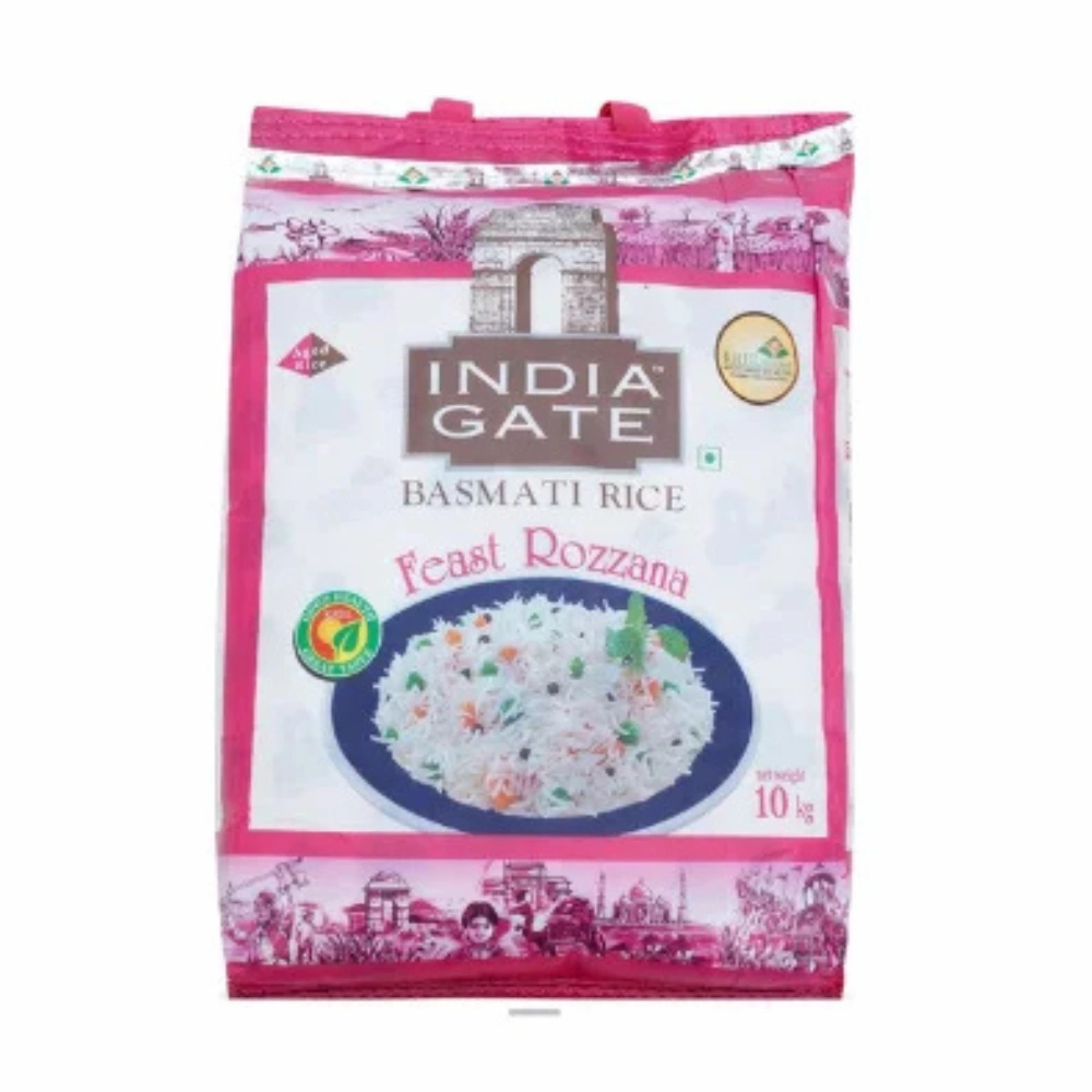 India Gate Feast Rozana Basmati Rice 10 kg bag